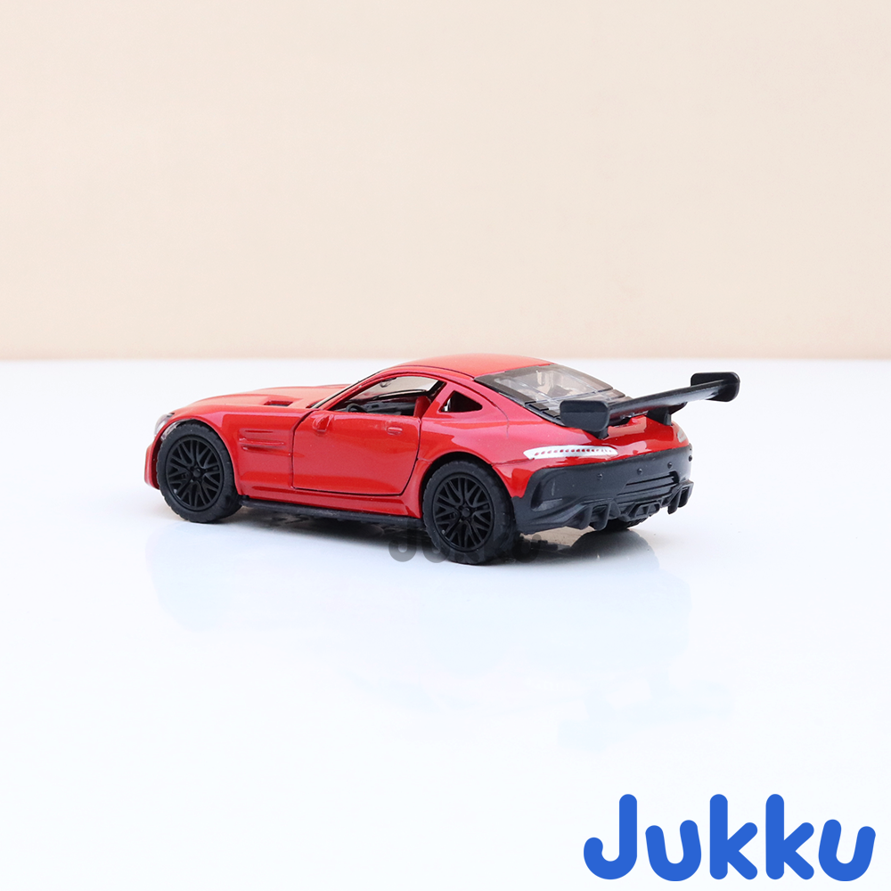 Jukku Resembling Mercedes Benz GT Diecast Car - Pullback, Openable Doors | 1:36 Scale (3 Years till Grown Ups)