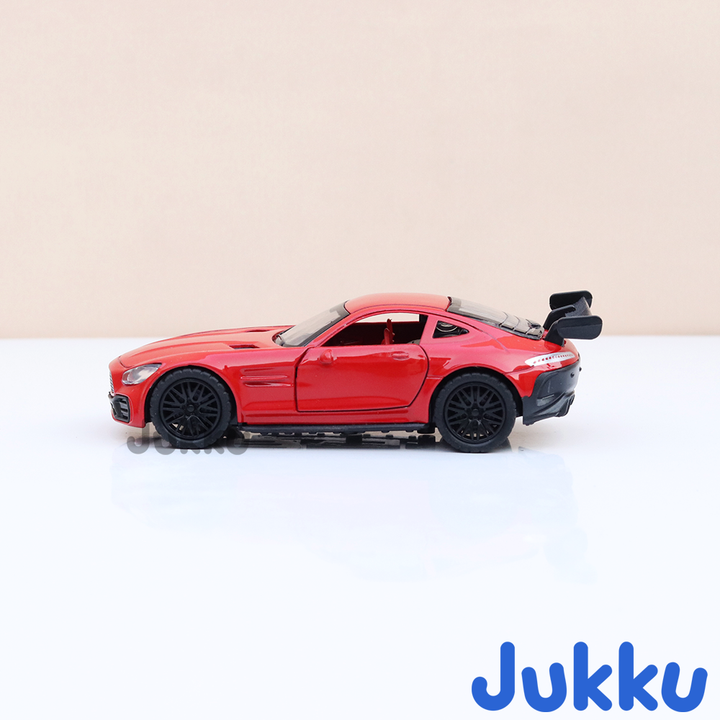 Jukku Resembling Mercedes Benz GT Diecast Car - Pullback, Openable Doors | 1:36 Scale (3 Years till Grown Ups)