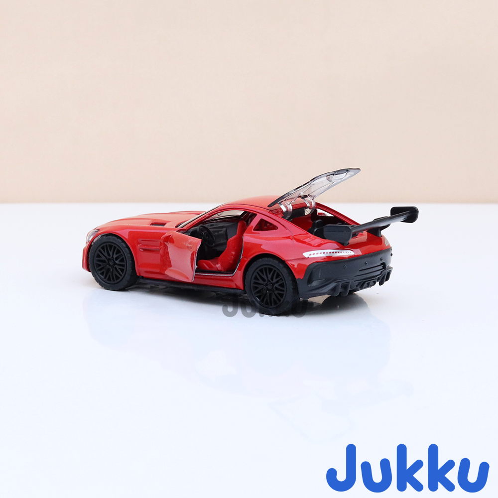 Jukku Resembling Mercedes Benz GT Diecast Car - Pullback, Openable Doors | 1:36 Scale (3 Years till Grown Ups)