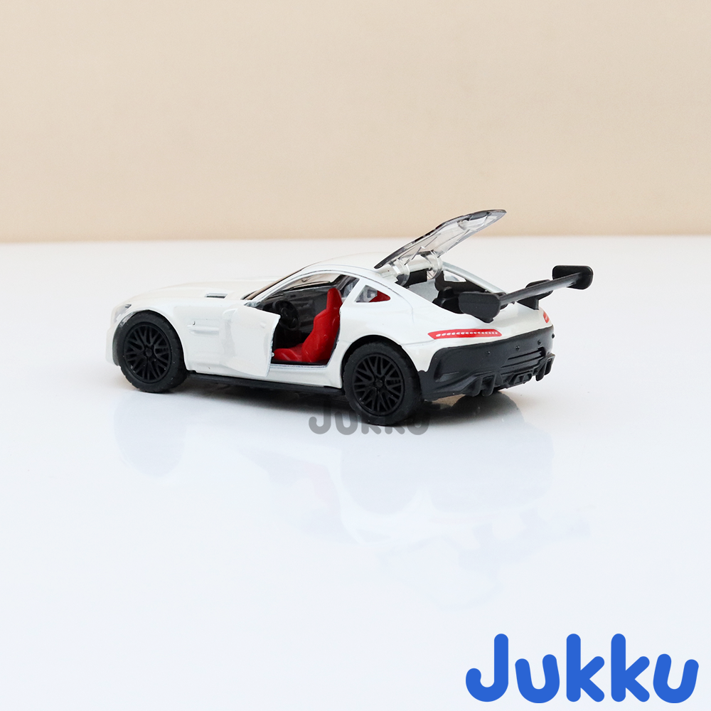 Jukku Resembling Mercedes Benz GT Diecast Car - Pullback, Openable Doors | 1:36 Scale (3 Years till Grown Ups)