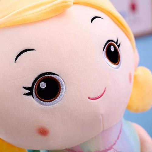 CuddleNest Mermaid Plush Soft Toy – 30 cm | Soft & Cuddly Companion for Kids (Red)