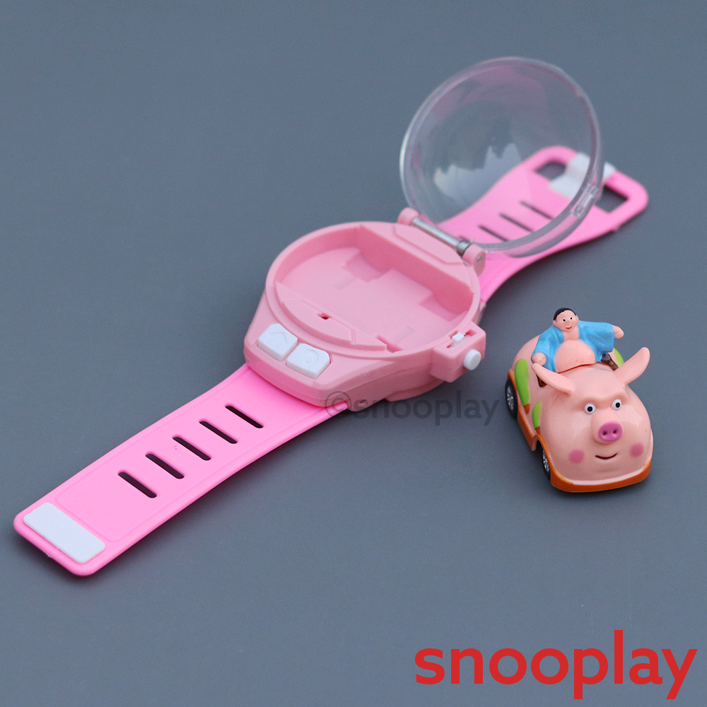 Mini Watch Remote Control Car Toy - Assorted Designs