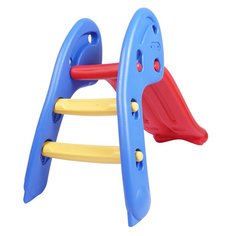 2 in 1 Foldable Baby Garden Slide for Kids/Toddlers