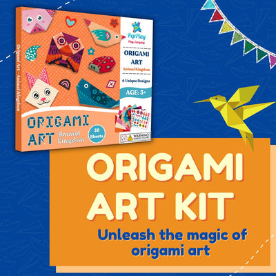 Origami Art - Animal Kingdom Theme (28 Sheets)