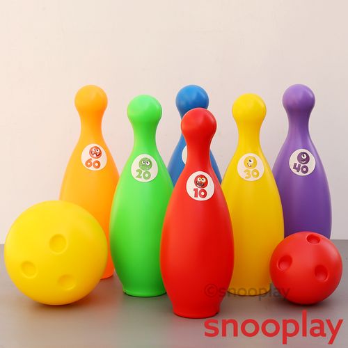 Applefun 'n' learn Monster Bowling Set with 2 Balls (3-10 Years)