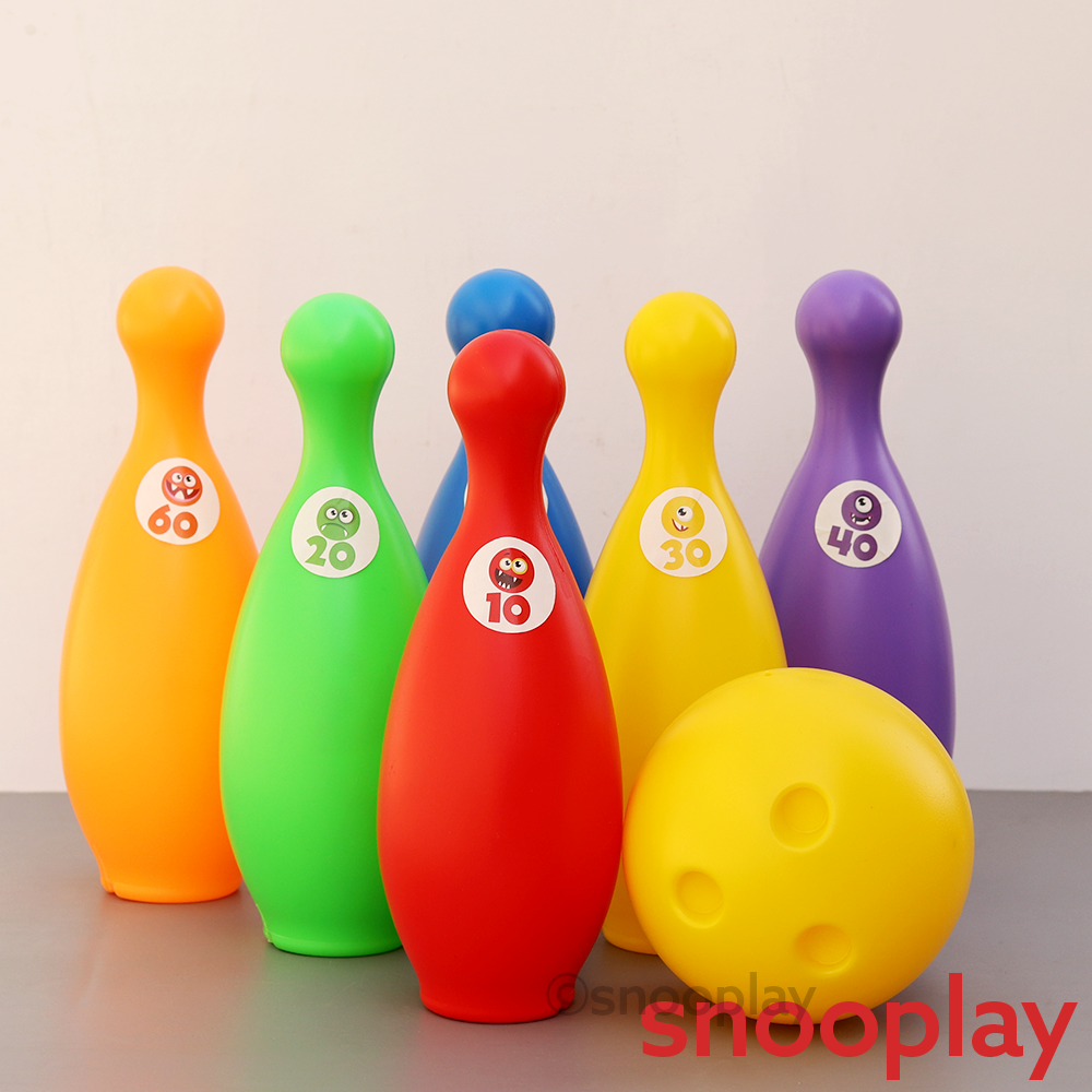 Applefun 'n' learn Monster Bowling Set with 2 Balls (3-10 Years)