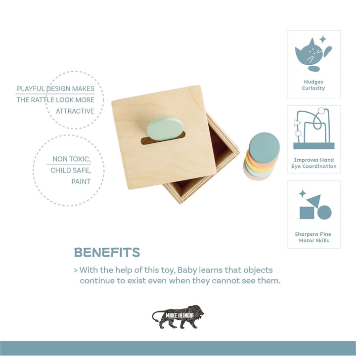 Montessori Wooden Coinbox