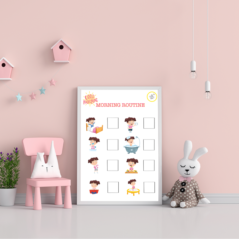 Morning Routine Poster - Girl – Snooplay