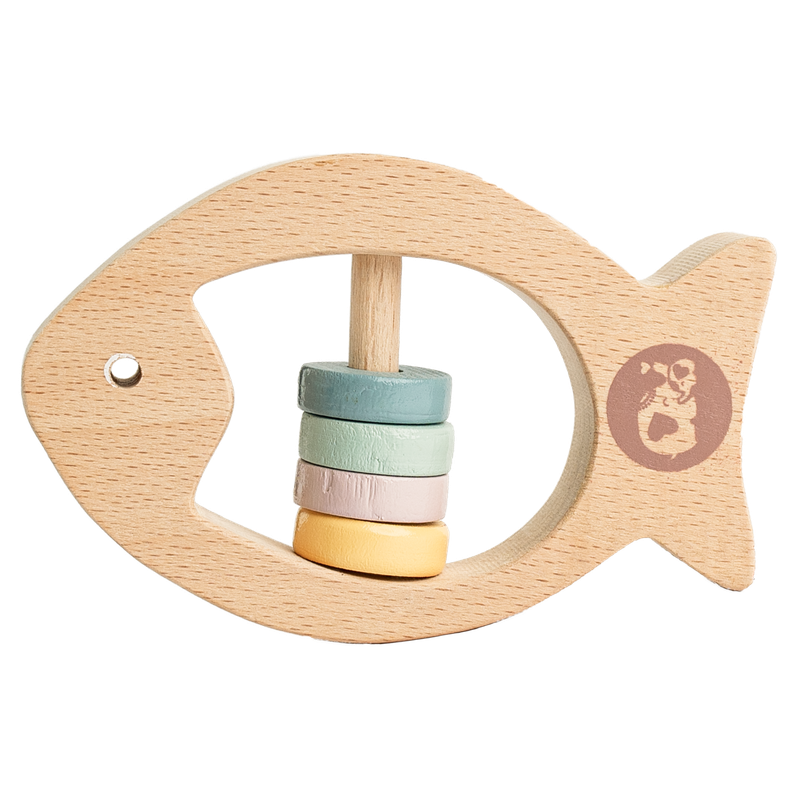 Mr. Fish Wooden Teether