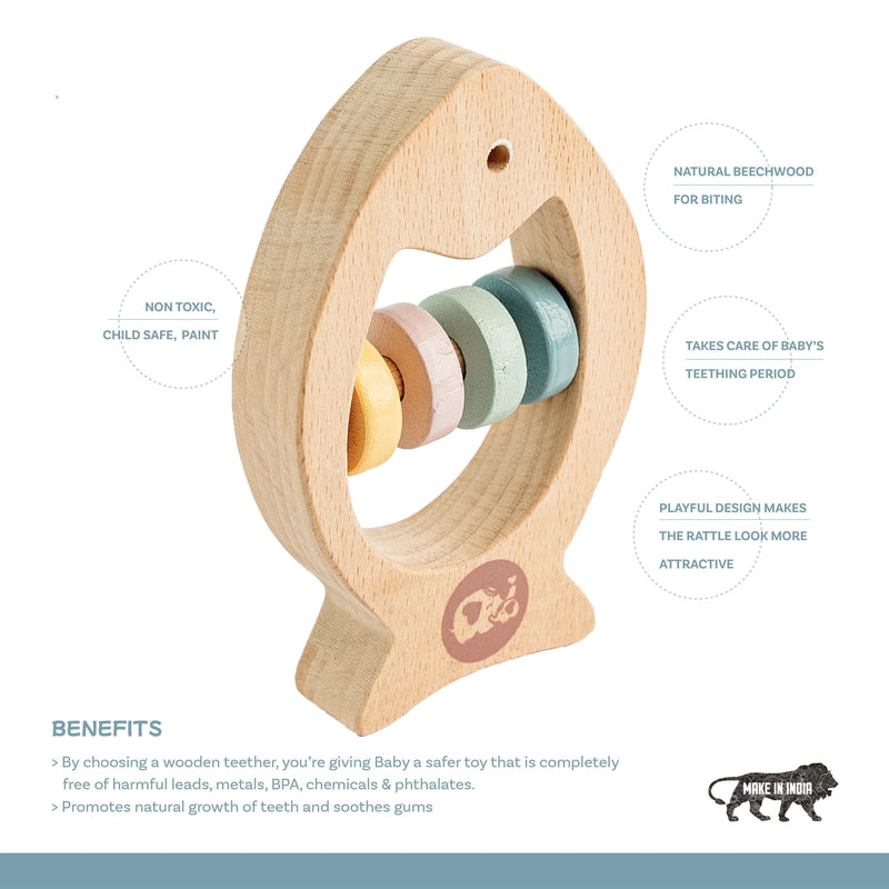 Mr. Fish Wooden Teether