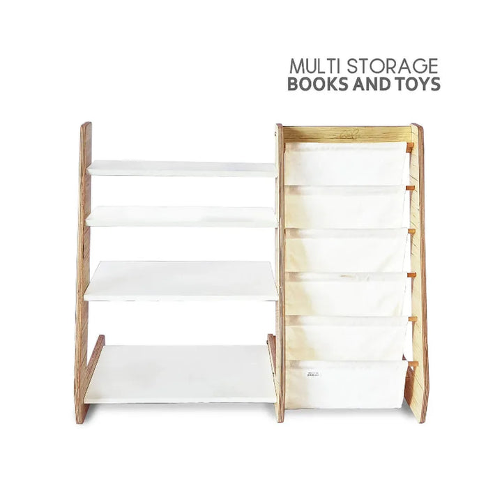 Woodbee Toys Multi Purpose Book Shelf (3-12 Years)