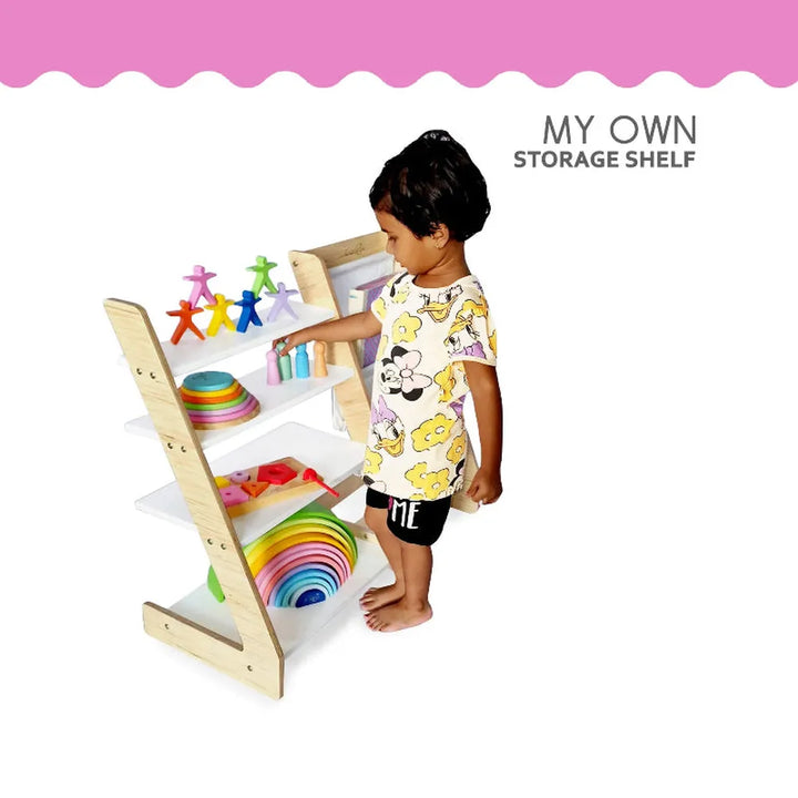 Woodbee Toys Multi Purpose Book Shelf (3-12 Years)