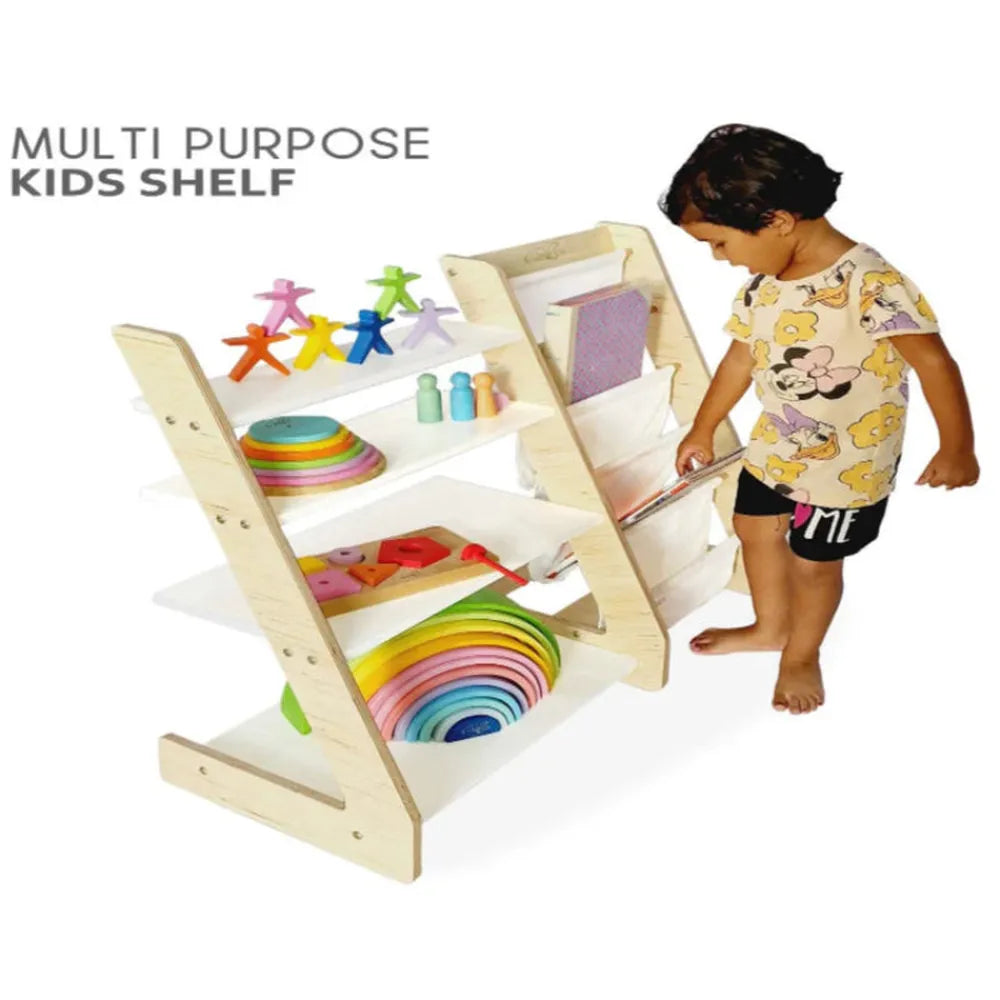 Woodbee Toys Multi Purpose Book Shelf (3-12 Years)