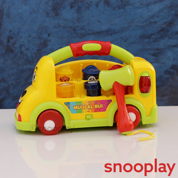 Musical Bus Toy for Learning Counting, Shapes & Colours (12 Months-2 Years)
