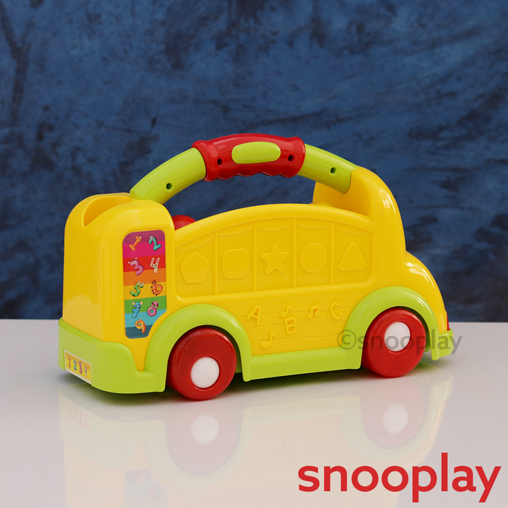 Musical Bus Toy for Learning Counting, Shapes & Colours (12 Months-2 Years)