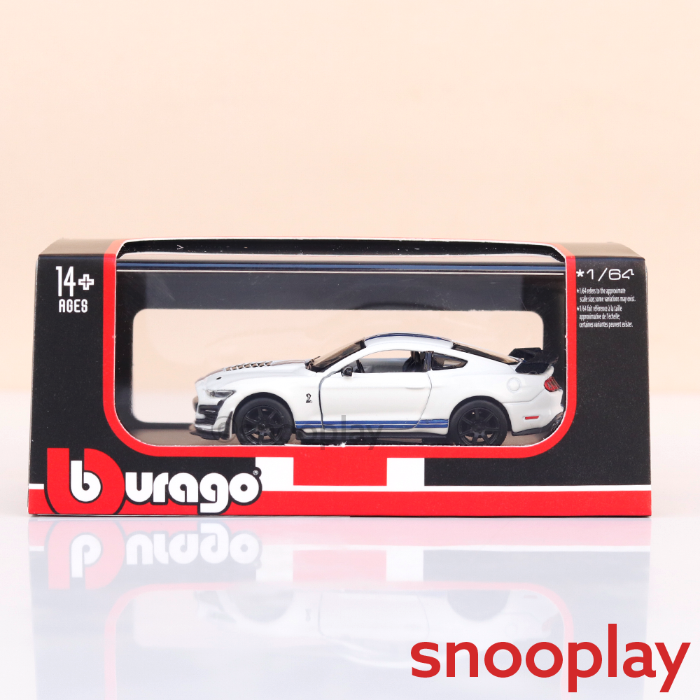 Bburago Original 2020 Mustang Shelby GT500 Licensed Diecast Car | 1:64 Scale (14 Years till Grown Ups)
