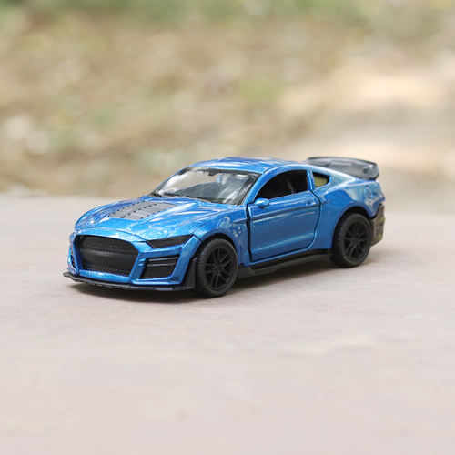 Jukku Resembling Ford Mustang Diecast Car - Pullback, Openable Doors & Bonnet | 1:36 Scale (3 Years till Grown Ups)