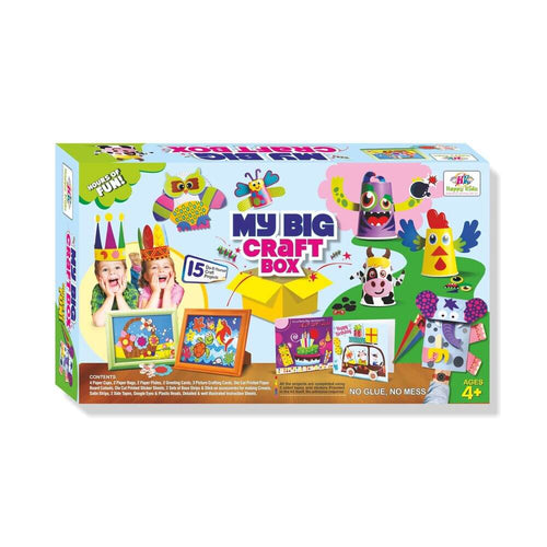 Happy Kidz My Big Craft Box - 15 Projects DIY Art Kit