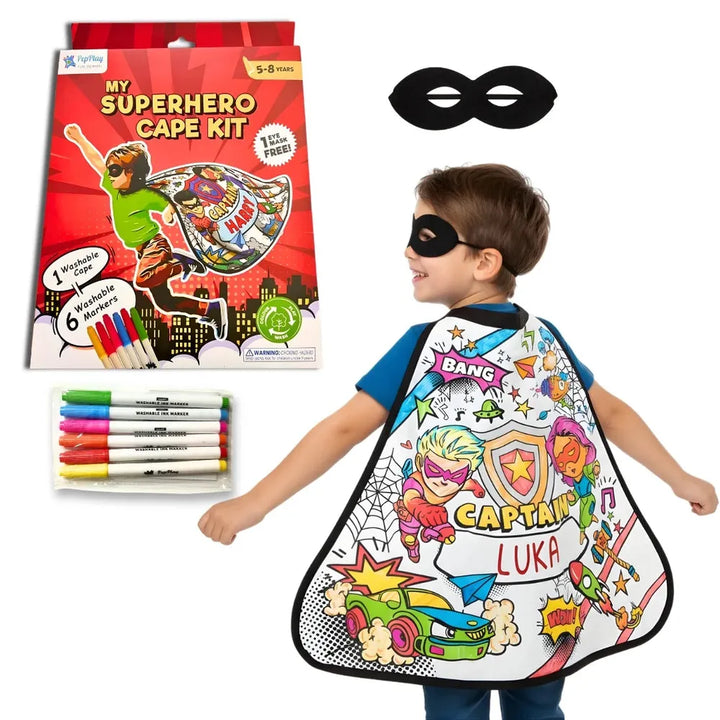 PepPlay Colour Your Superhero Cape | Colour, Wear & Pretend Play