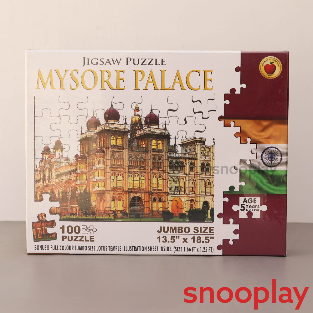 Applefun 'n' learn Mysore Palace Jigsaw Puzzle - 100 Pieces (5-8 Years)