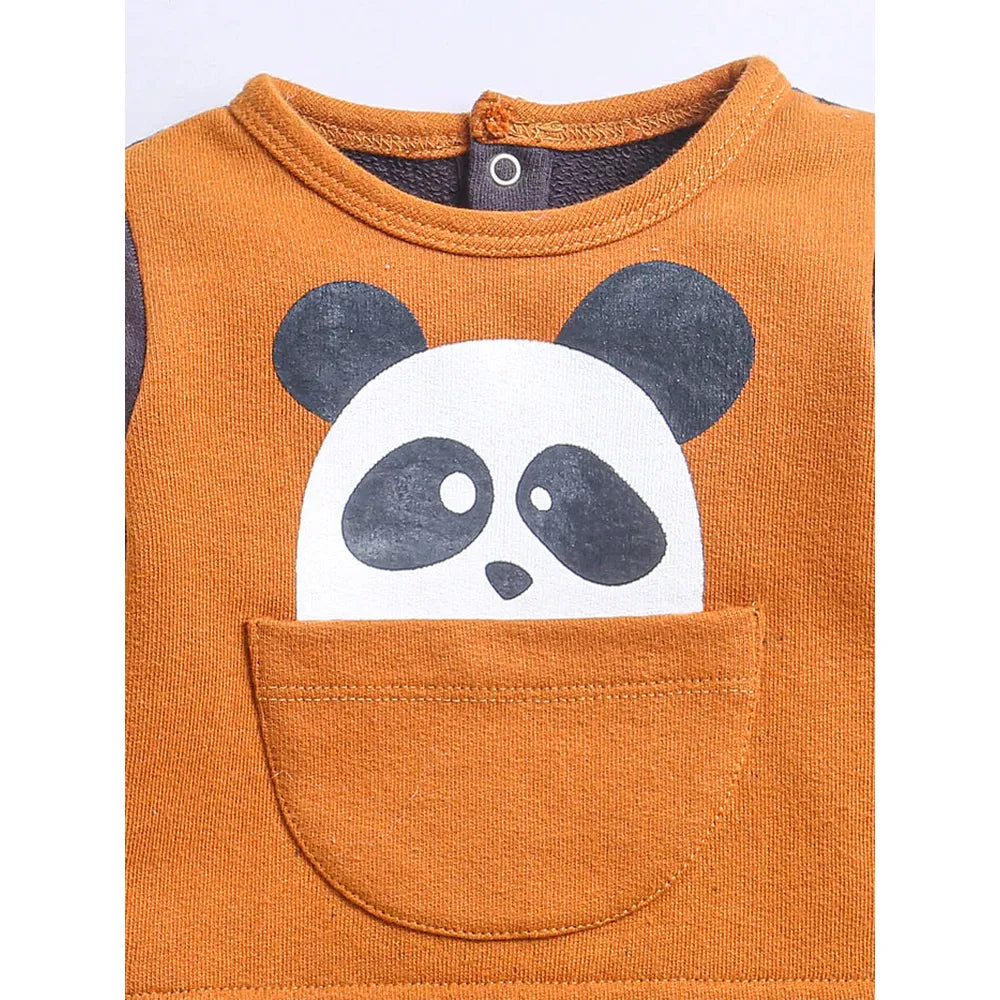 Nino Bambino Round Neck Long Sleeve Romper