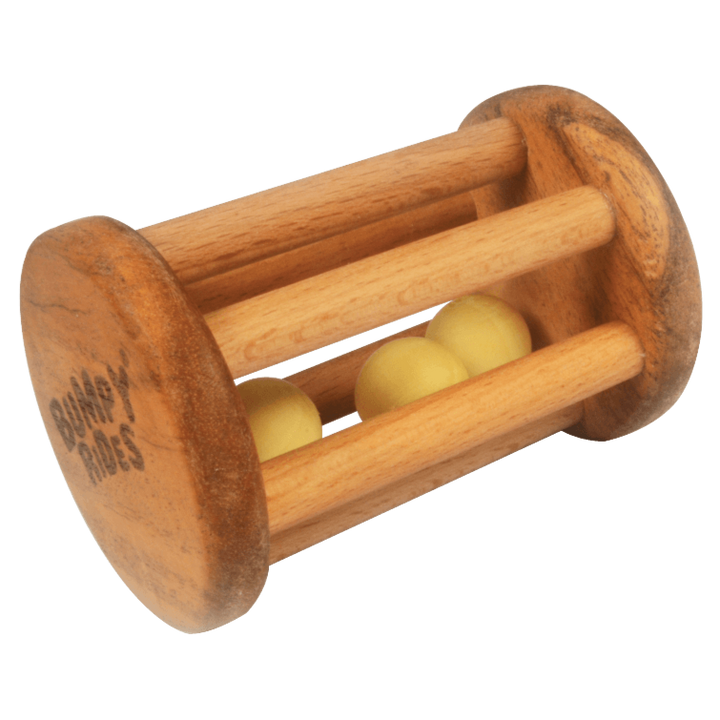 Wooden Natural Rolling Rattle (3-12 Months)