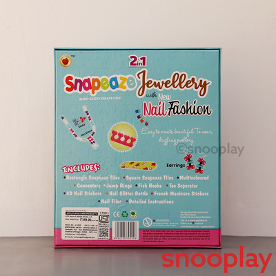 2in1 Snapeaze Jewellery with New Nail Fashion for Kids | Young Adult