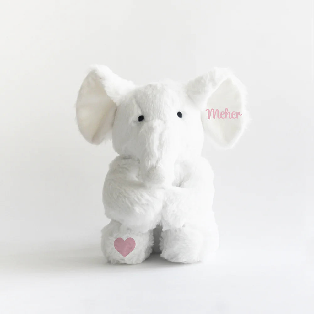 Personalised Name Ellie Soft Toy - Pink (COD Not Available)