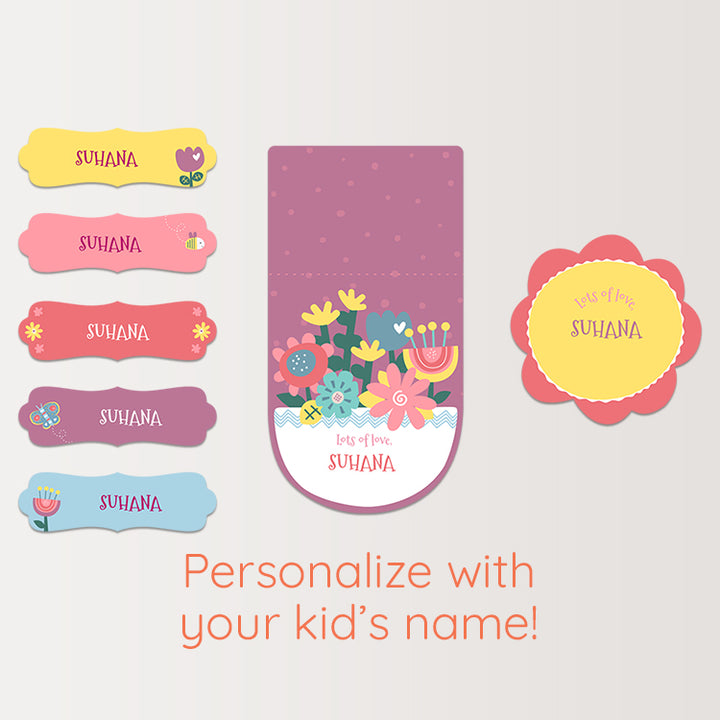 Personalised Name Stickers with Lamination (COD Not Available)