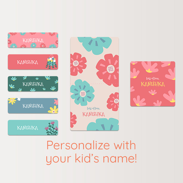 Personalised Name Stickers with Lamination (COD Not Available)