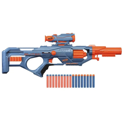 Original Nerf Elite 2.0 Eaglepoint RD-8 Blaster with 16 Darts (8-12 Years)