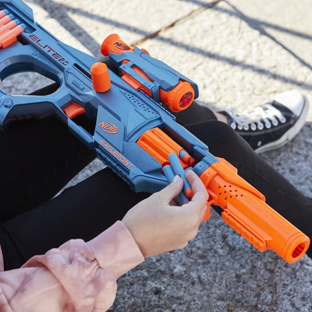 Original Nerf Elite 2.0 Eaglepoint RD-8 Dart Blaster with 16 Darts by Hasbro