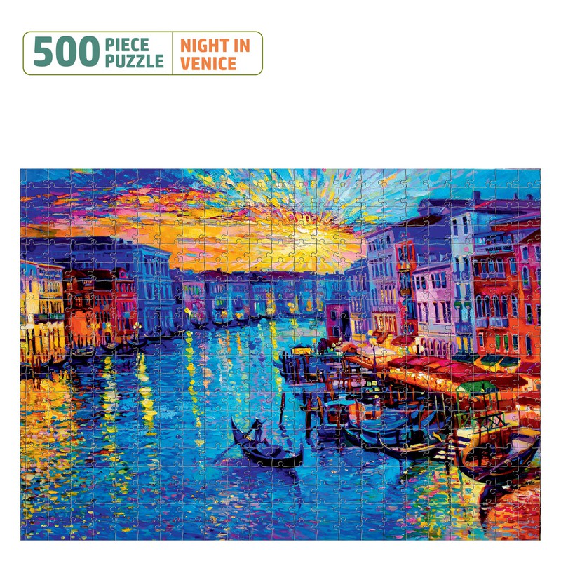 Night In Venice Puzzle (500 Pieces)