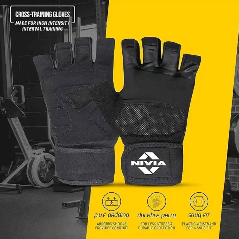Nivia Cross Training Gloves | Large Size