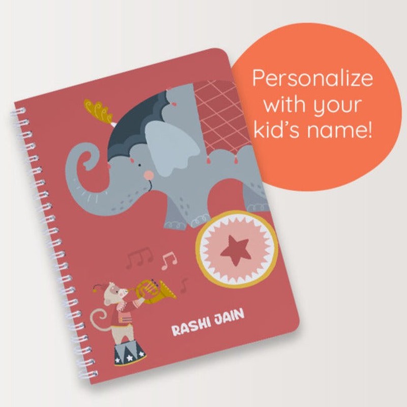 Personalised Spiral Notebook (COD Not Available)