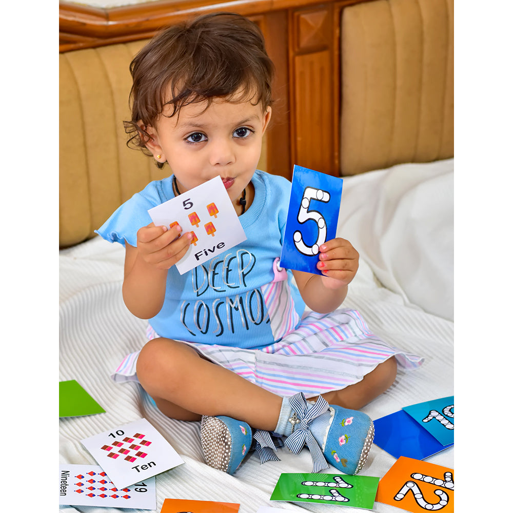 Baby's Alphabets and numbers Flash Cards