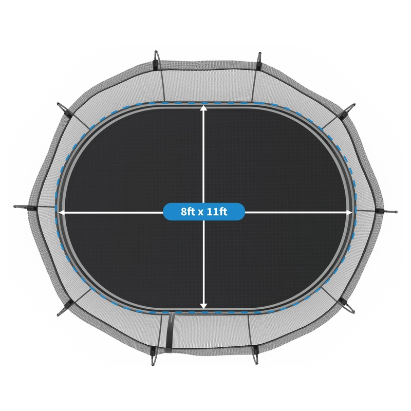 Medium Oval Trampoline with Enclosure (COD Not Available)