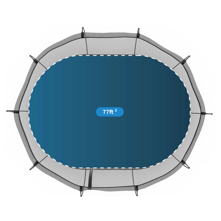 Medium Oval Trampoline with Enclosure (COD Not Available)