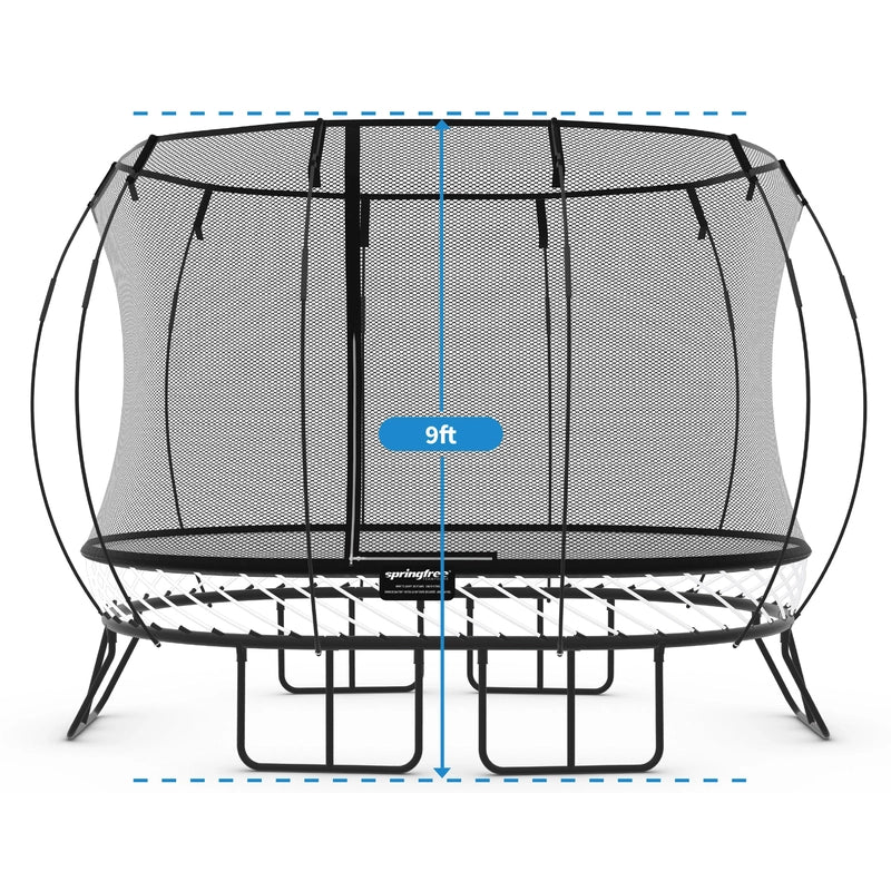 Medium Oval Trampoline with Enclosure (COD Not Available)