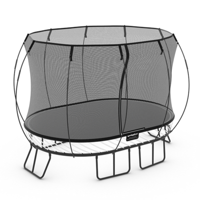 Medium Oval Trampoline with Enclosure (COD Not Available)