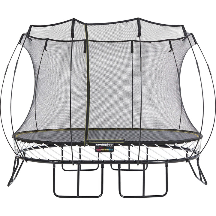 Medium Oval Trampoline with Enclosure (COD Not Available)