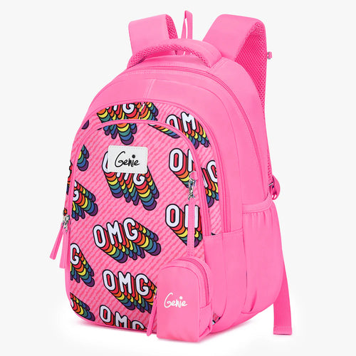 Genie OMG 20L Backpack for Kids - Pink