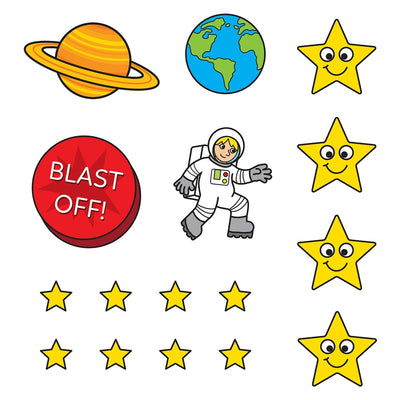 Outer Space Sticker Colouring Book