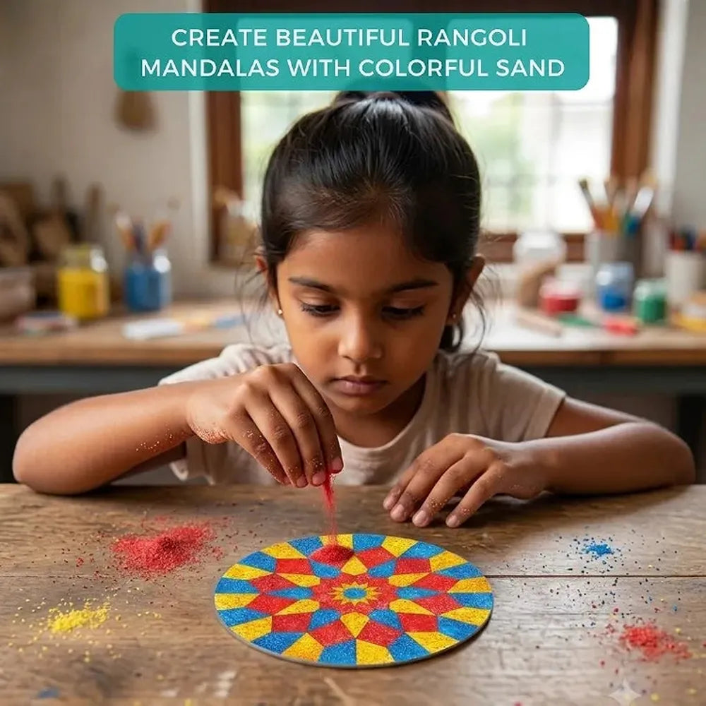 Toykraft Sand Art Rangoli Mandala - Creative Craft for Kids