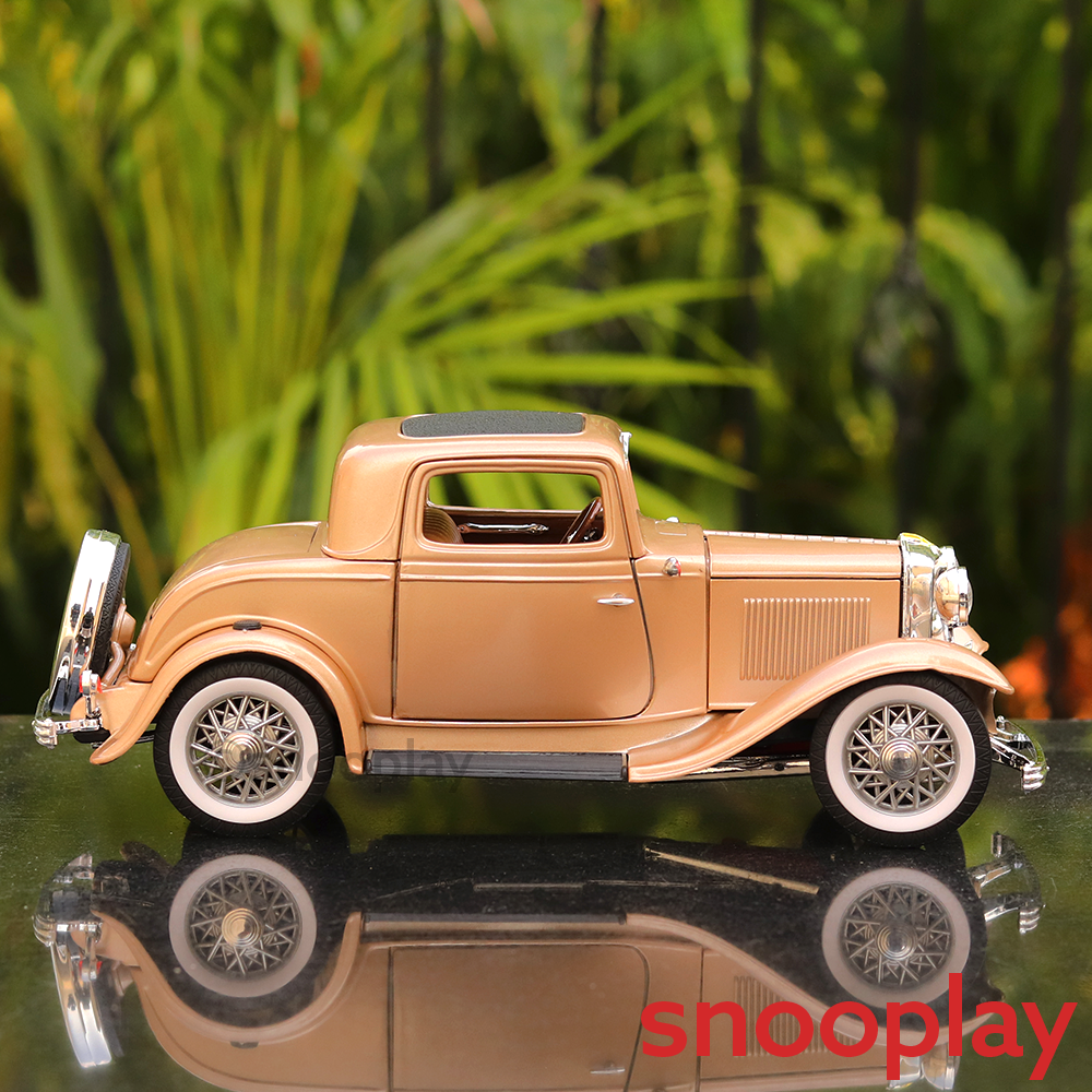 Official Licensed Diecast 1932 Ford 3 Window Coupe Car with Openable Parts (Scale 1:18)