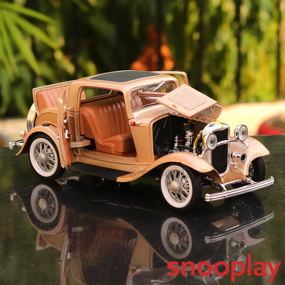 Official Licensed Diecast 1932 Ford 3 Window Coupe Car with Openable Parts (Scale 1:18)