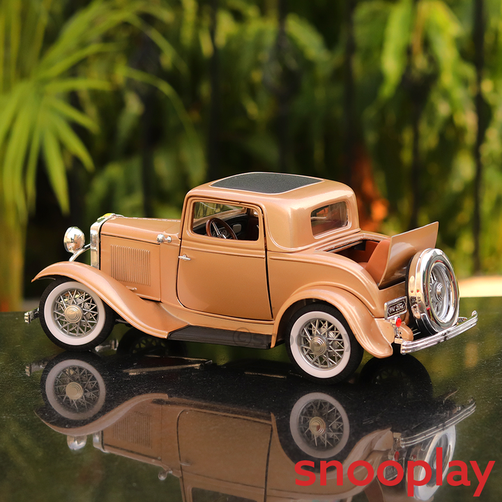 Official Licensed Diecast 1932 Ford 3 Window Coupe Car with Openable Parts (Scale 1:18)