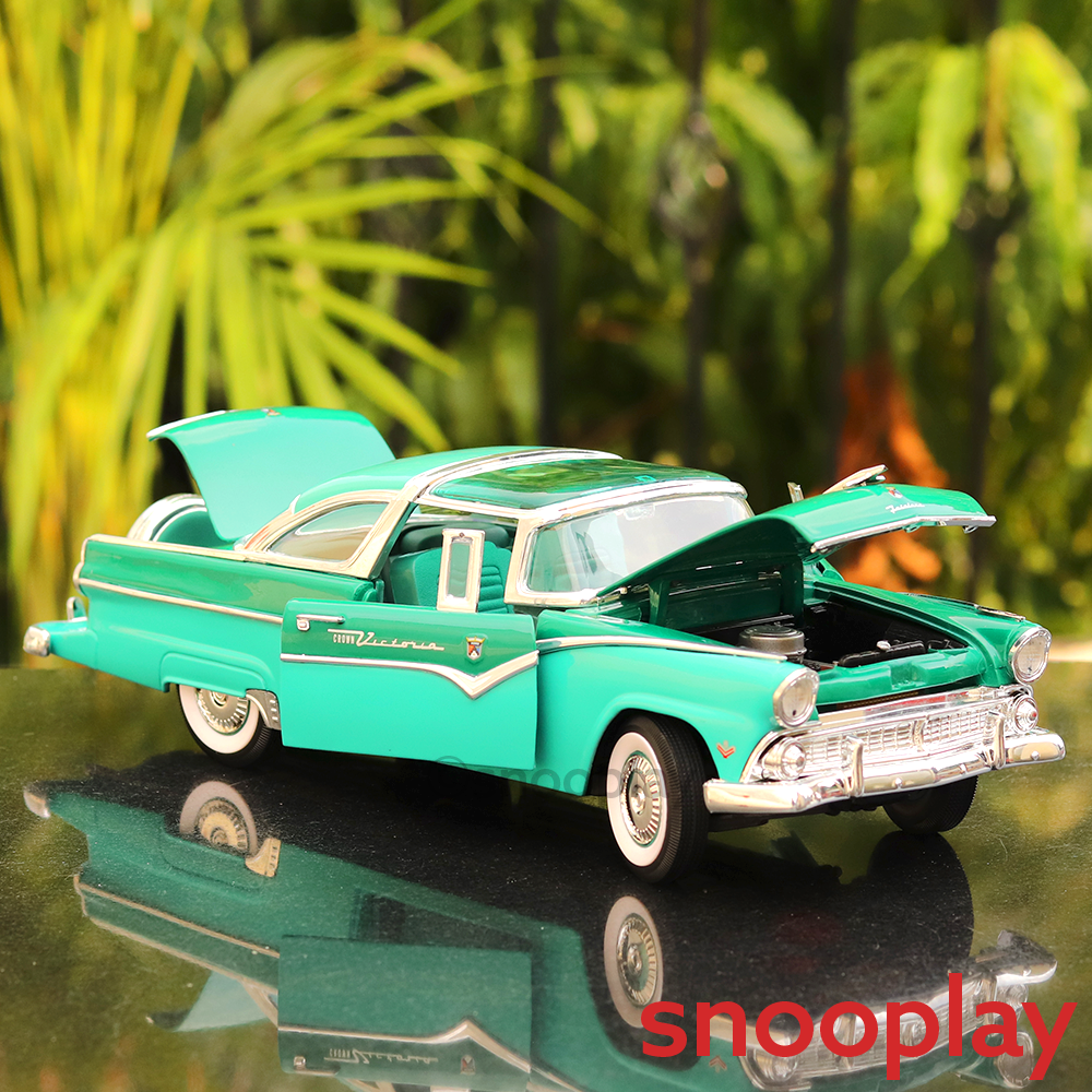 Official Licensed Diecast 1955 Ford Crown Victoria Car with Openable Parts (Scale 1:18)