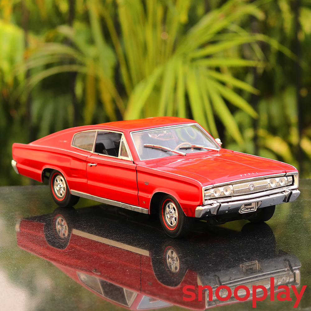 Official Licensed Diecast 1966 Dodge Charger Car with Openable Parts (Scale 1:18)