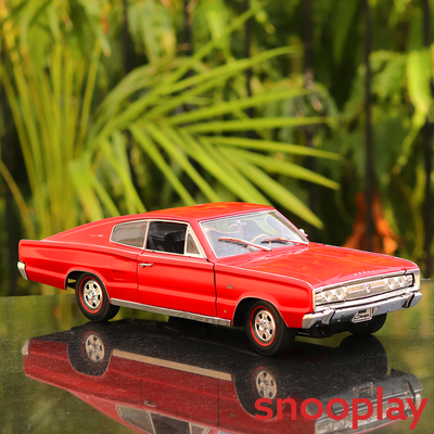 Official Licensed Diecast 1966 Dodge Charger Car with Openable Parts (Scale 1:18)